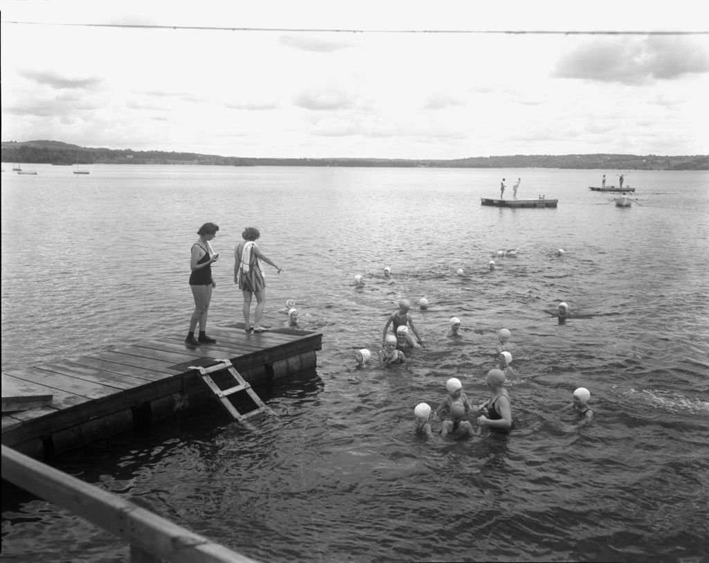 Miniature of Girls Swimming