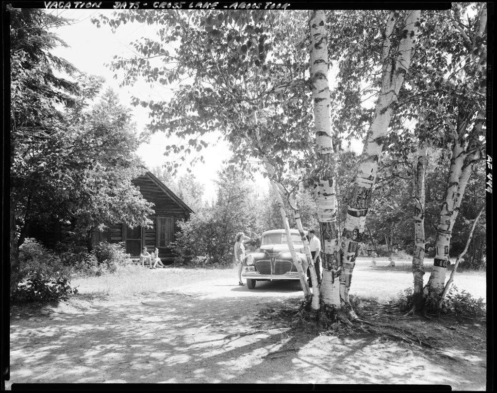 Miniature of Family At Camp On Cross Lake In Aroostook County