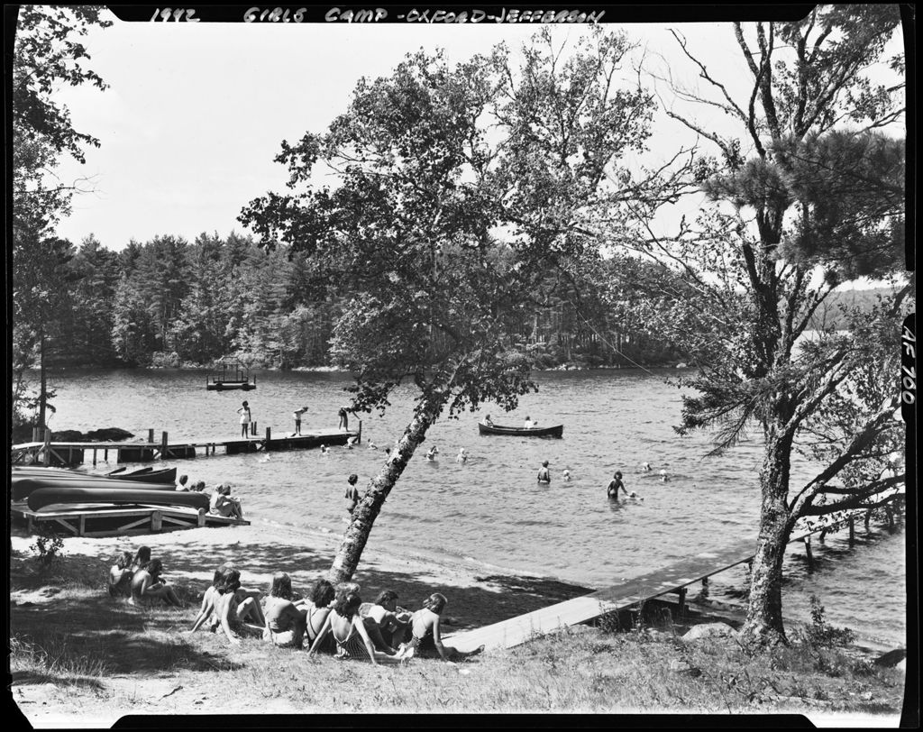 Miniature of Girls Swimming At A Girls Camp In Jefferson