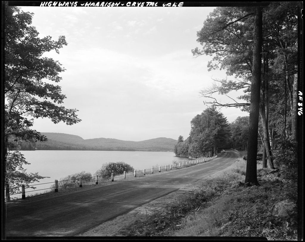 Miniature of Blacktop Highway Along Crystal Lake In Harrison