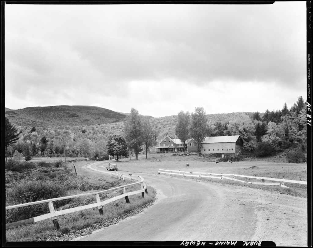 Miniature of Road Past House And Barn In Newry, Nice View Of Hills