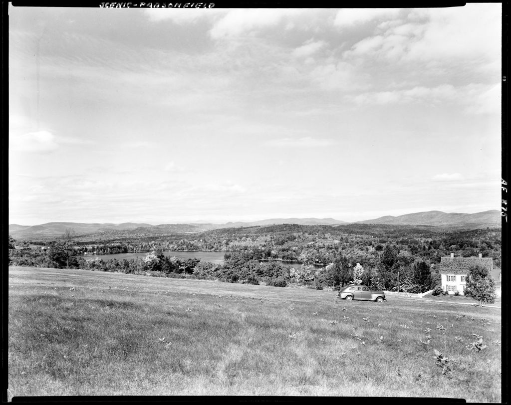 Miniature of Field In Foreground, Lake In Center, Mountains In Distance In Parsonsfield