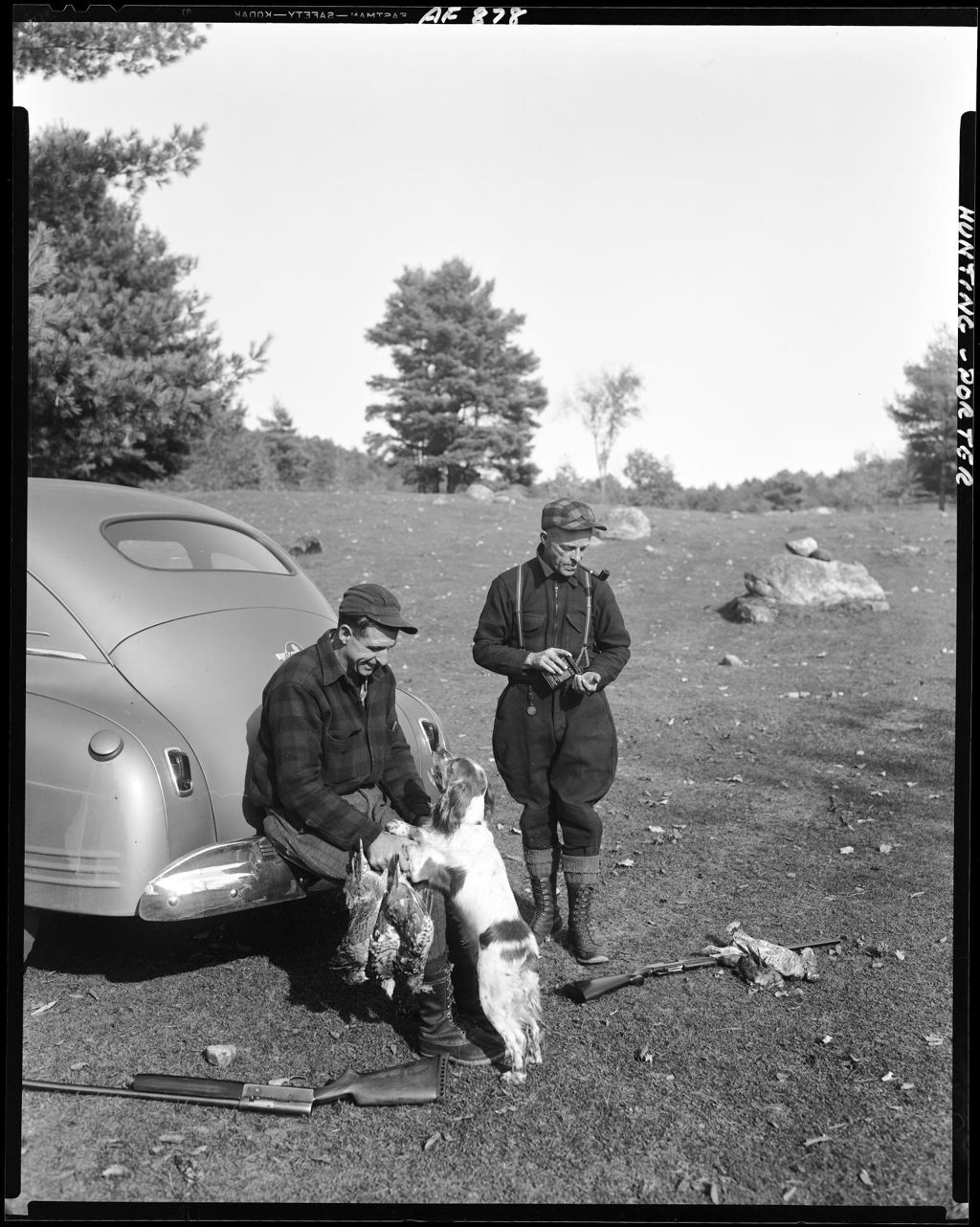 Miniature of Partridge Hunters Back At The Car After A Day In The Woods In Porter