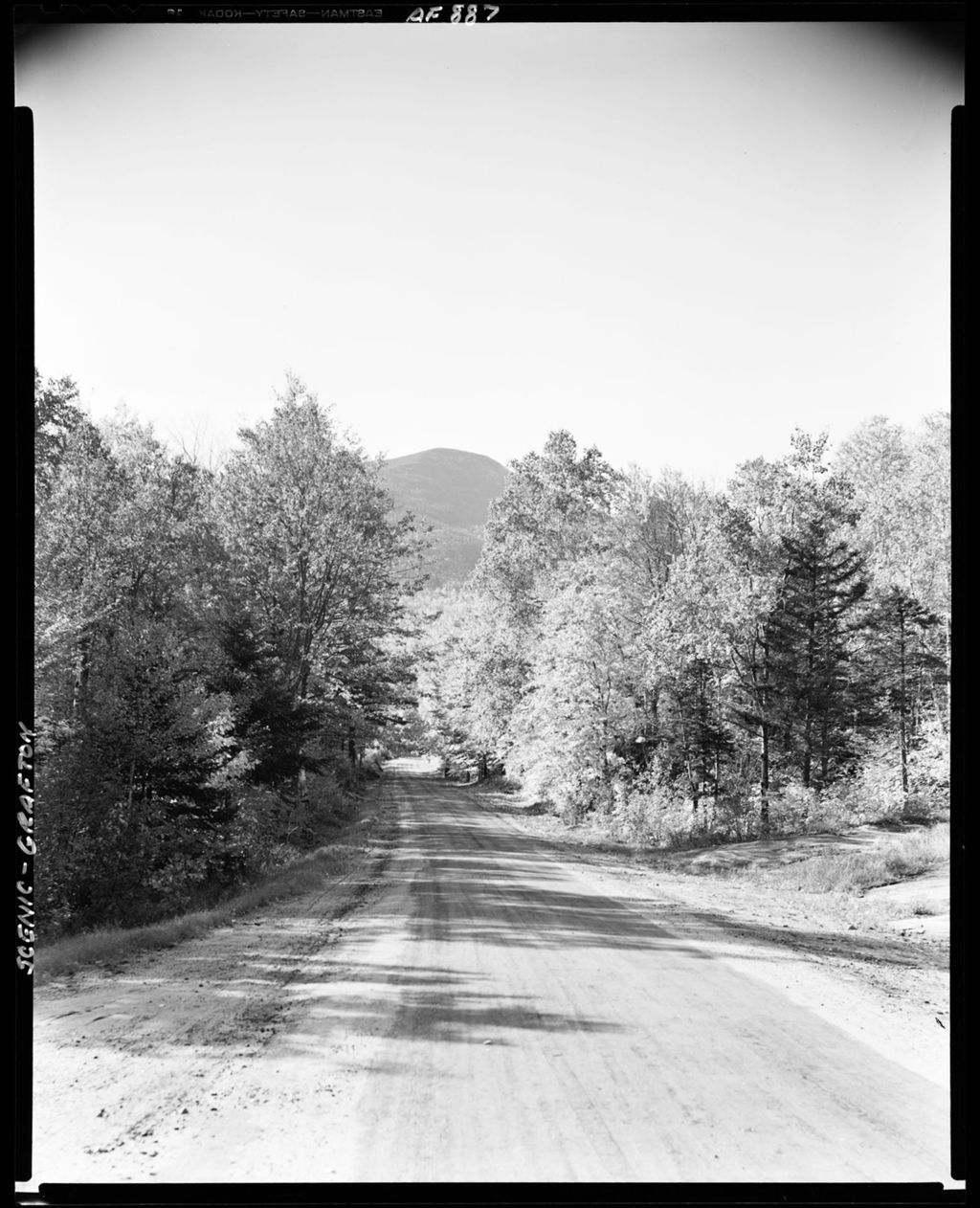 Miniature of Gravel Road Through Woods In Grafton Notch