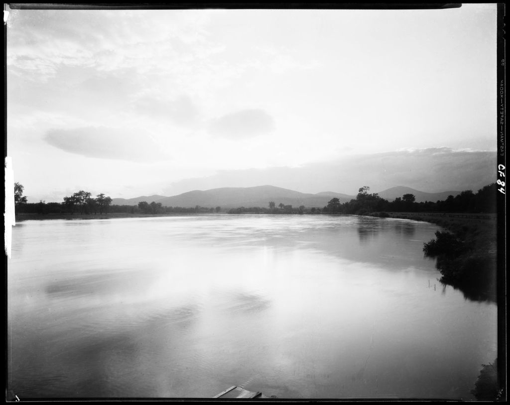 Miniature of Sunset Reflected In Lake In Fryeburg, Mountains In Distance