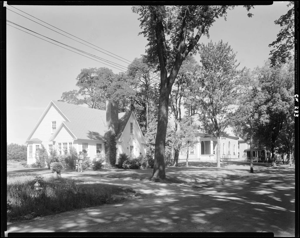 Miniature of House And Church In Newport