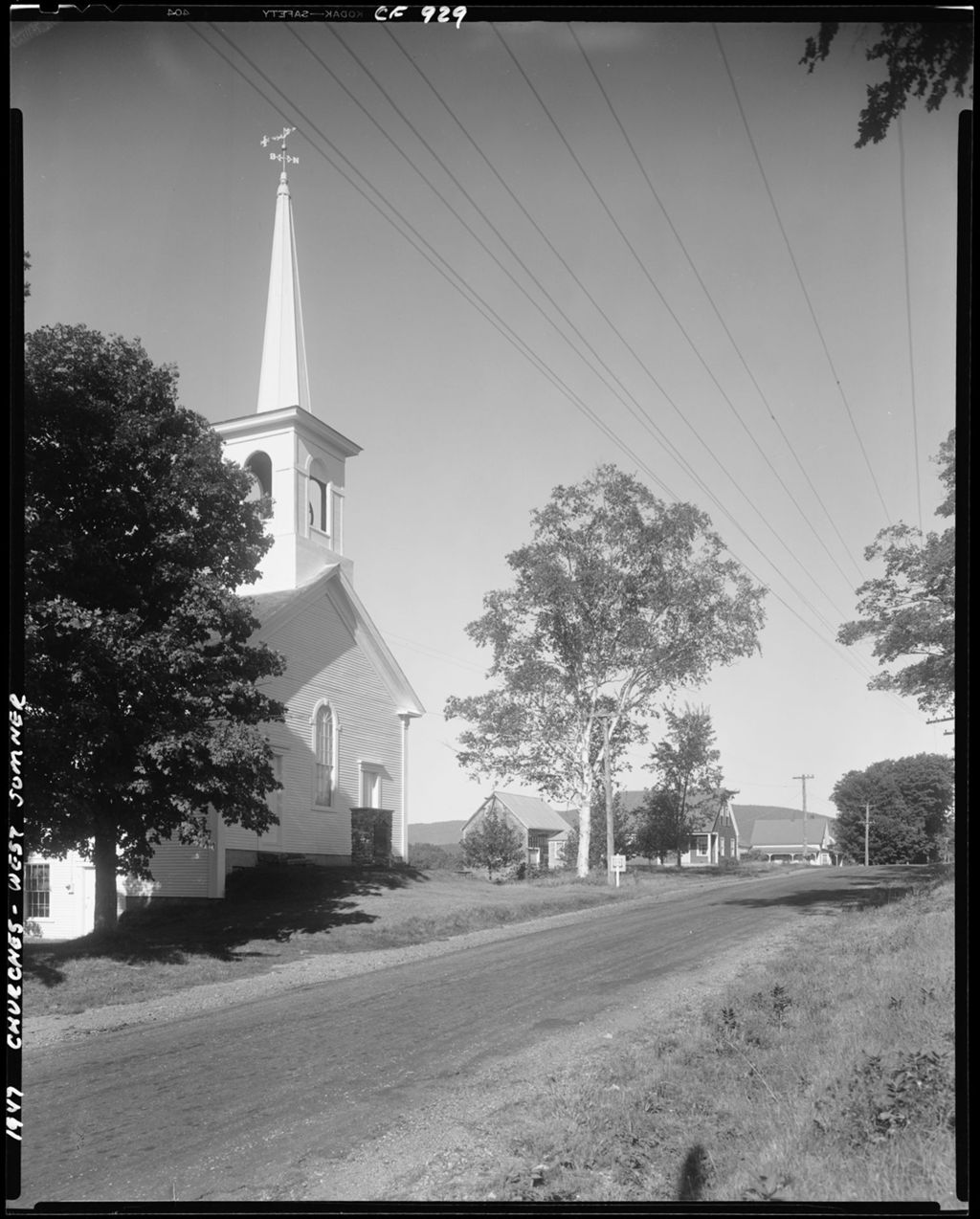 Miniature of Church On Left Side Of Street In Foreground In West Sumner