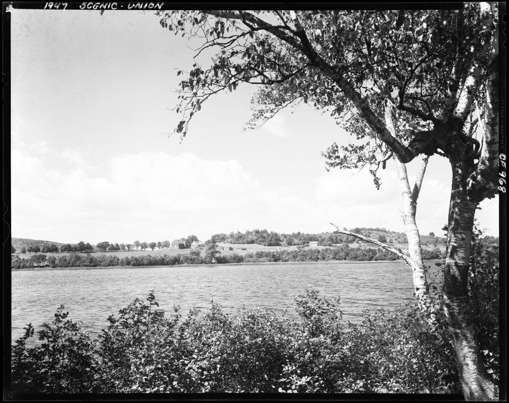 Miniature of Farms As Seen From Across A Lake In Union