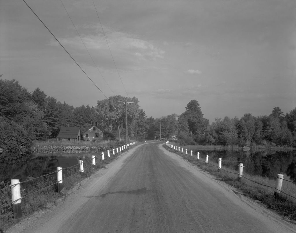 Miniature of Gravel Road Across Inlet Of Pond In Norway