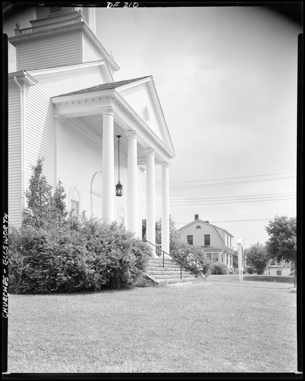 Miniature of Columned Entrance To A Church In Ellsworth