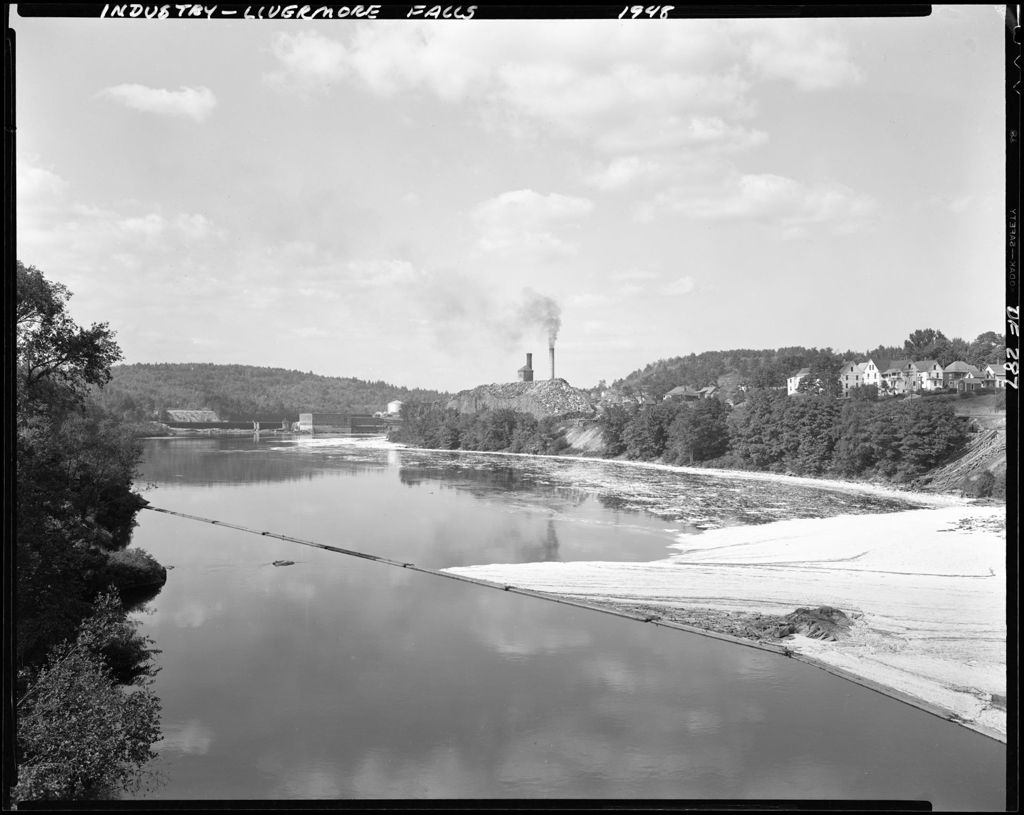 Miniature of Pulpwood In Mill Pond Near A Paper Mill In Livermore Falls