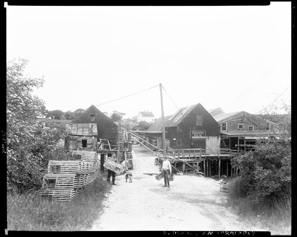 Miniature of Gloucester Fish Co. Wharf In New Harbor