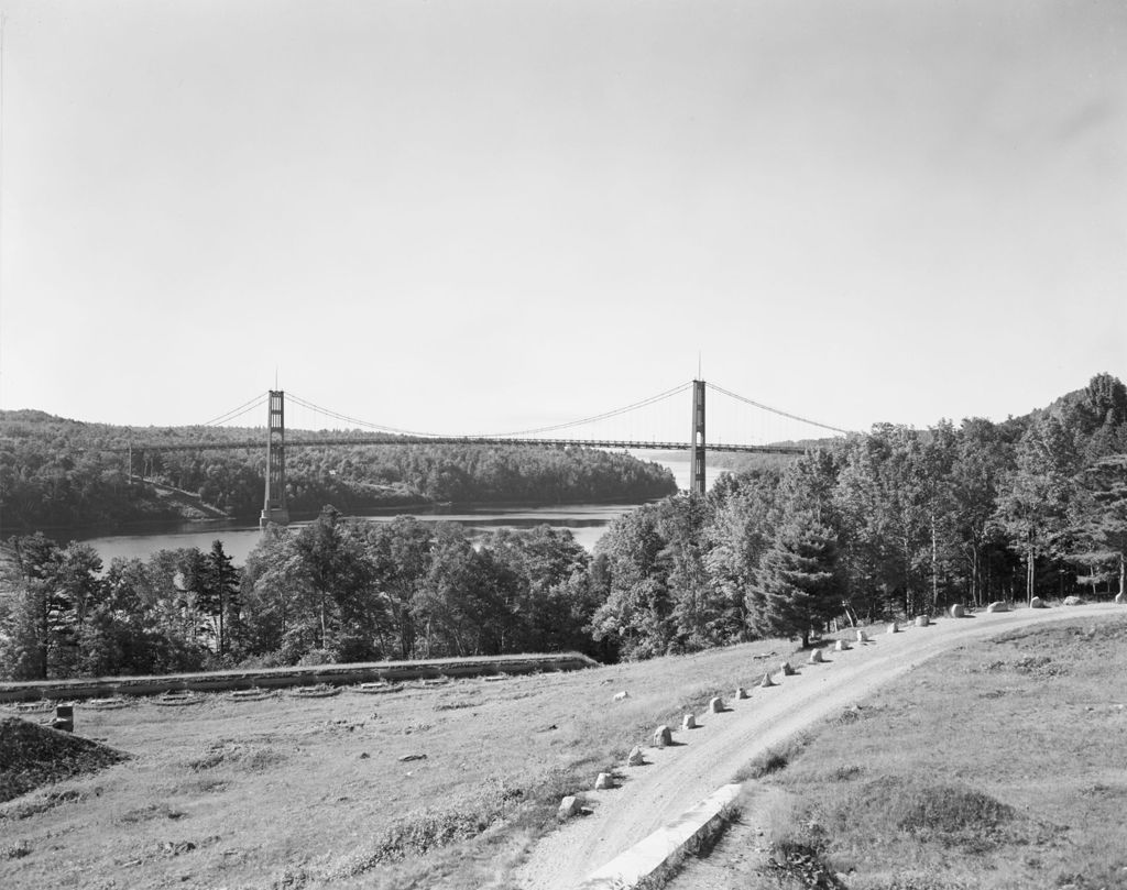 Miniature of Waldo-Hancock Bridge As Seen From Fort Knox In Prospect