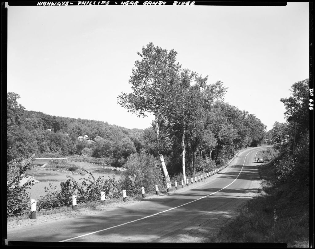Miniature of Blacktop Highway Paralleling A Stream Near Phillips