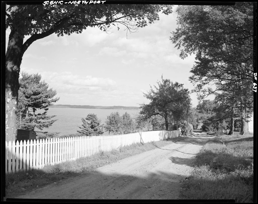 Miniature of White Picket Fence Along Shoreline In Northport, Nice View Of Ocean