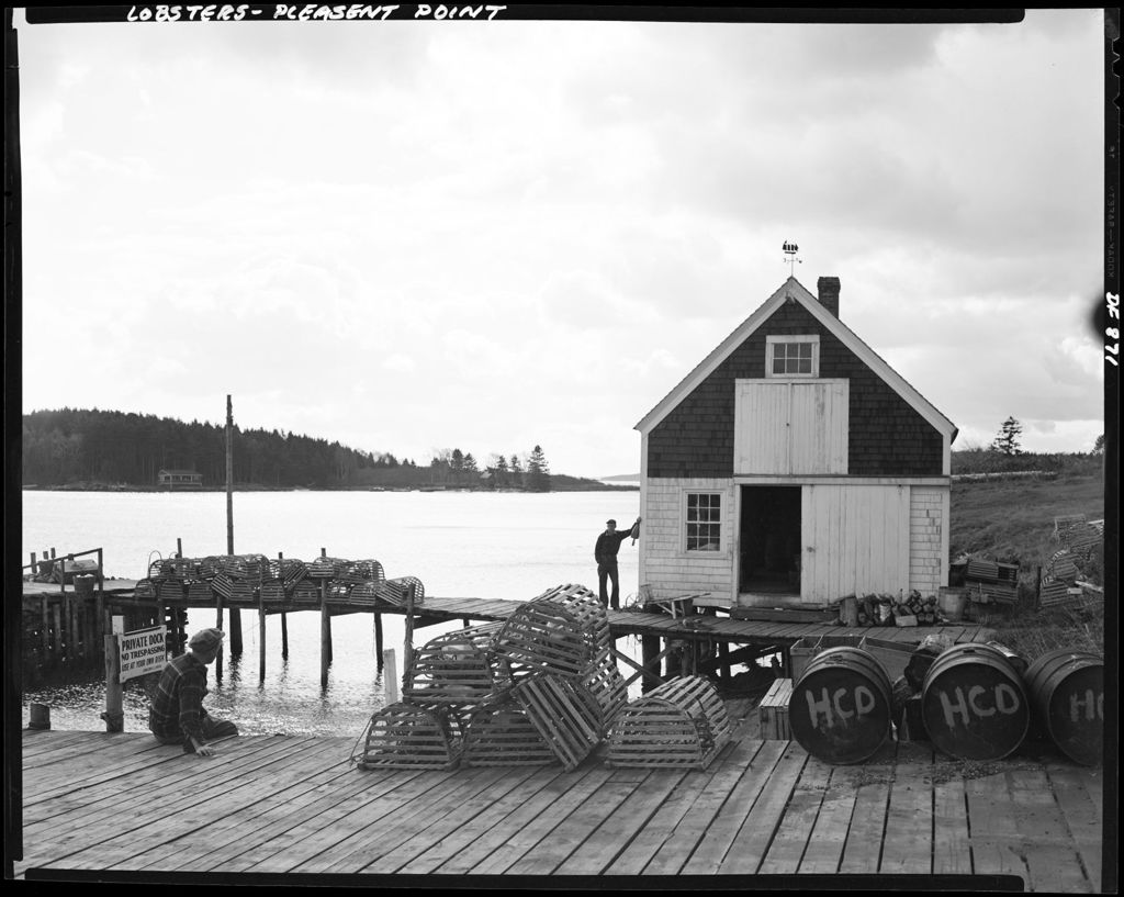 Miniature of Fisherman's Wharf At Pleasant Point, Sunset