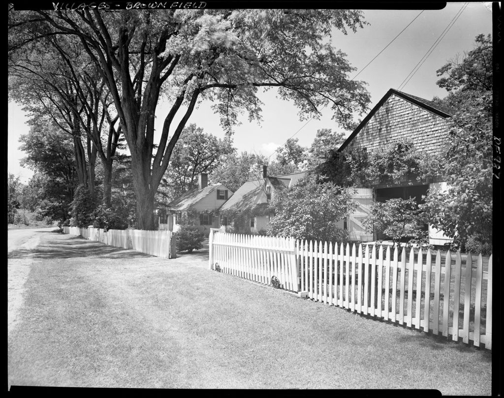 Miniature of Houses Along A Road In Brownfield