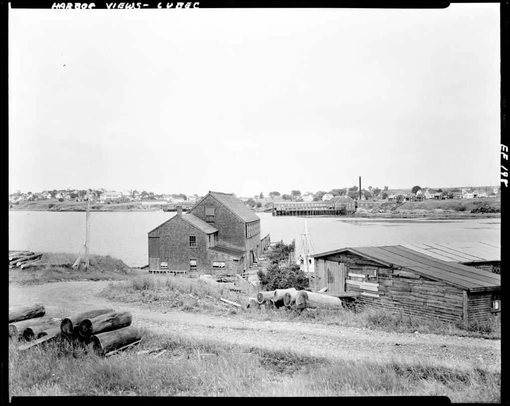Miniature of Fish Wharves In Lubec Harbor