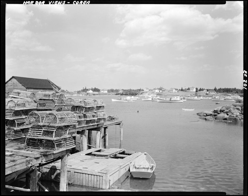 Miniature of Wharf Full Of Lobster Traps In Corea