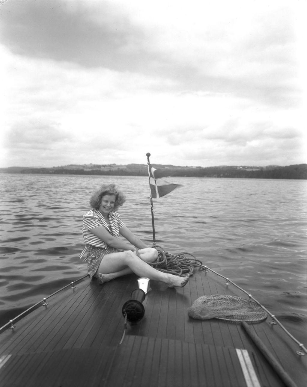 Miniature of Girl Out Boating In Rangeley