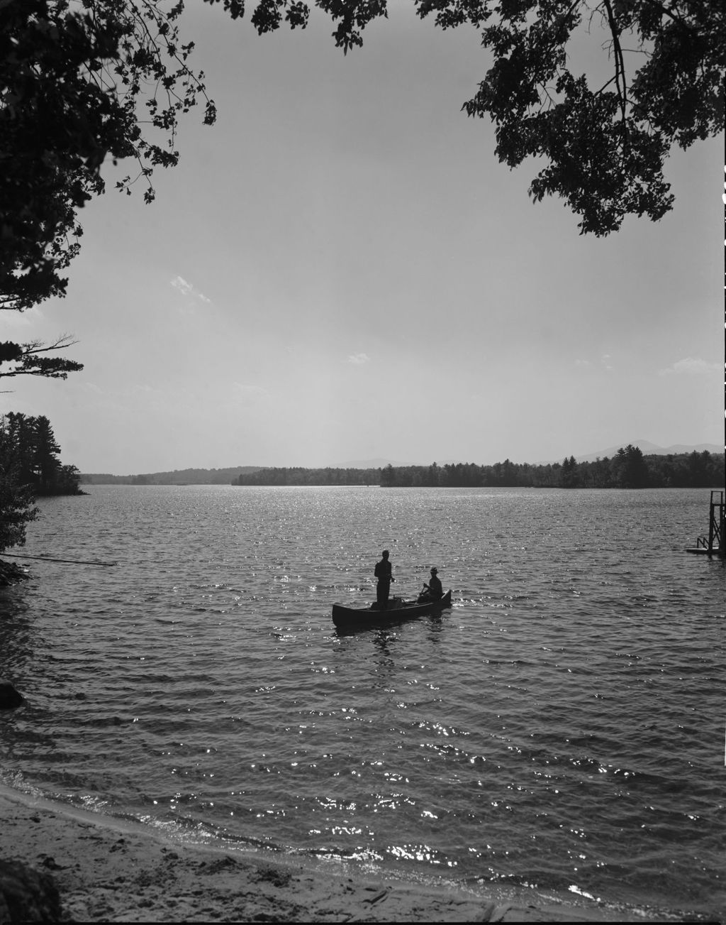 Miniature of Canoeists On Lake Kezar