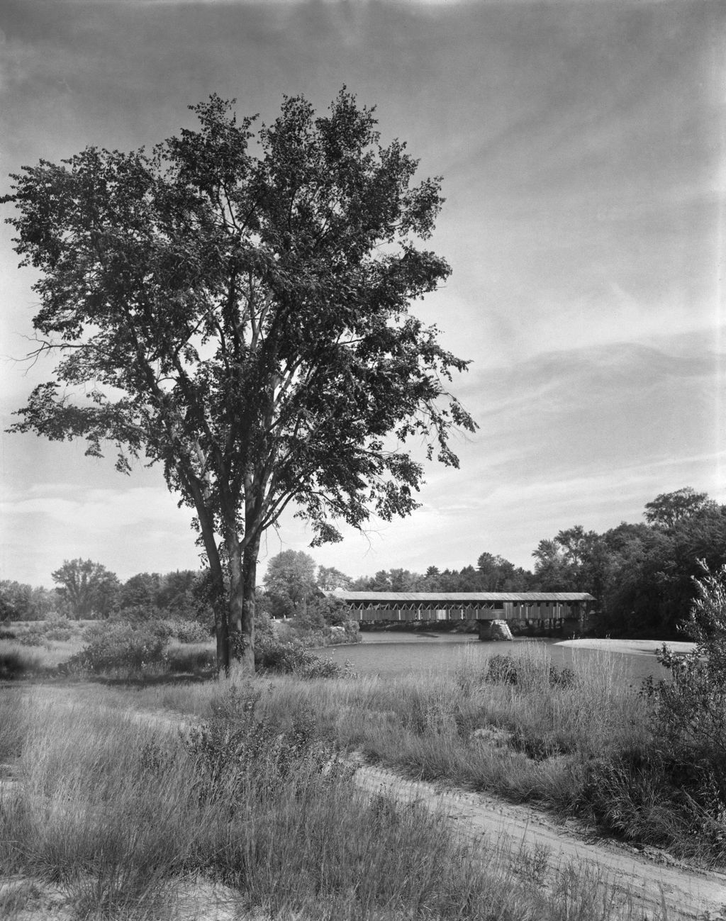 Miniature of Long View Of Long Covered Bridge In Fryeburg