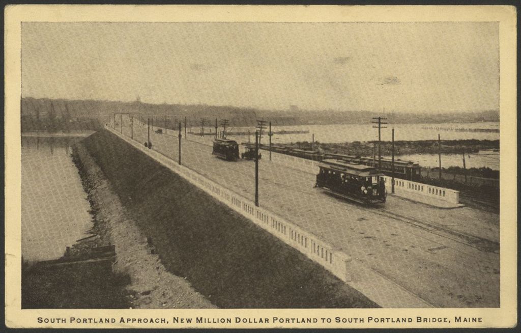 Miniature of South Portland Approach, New Million Dollar Bridge, South Portland, ME