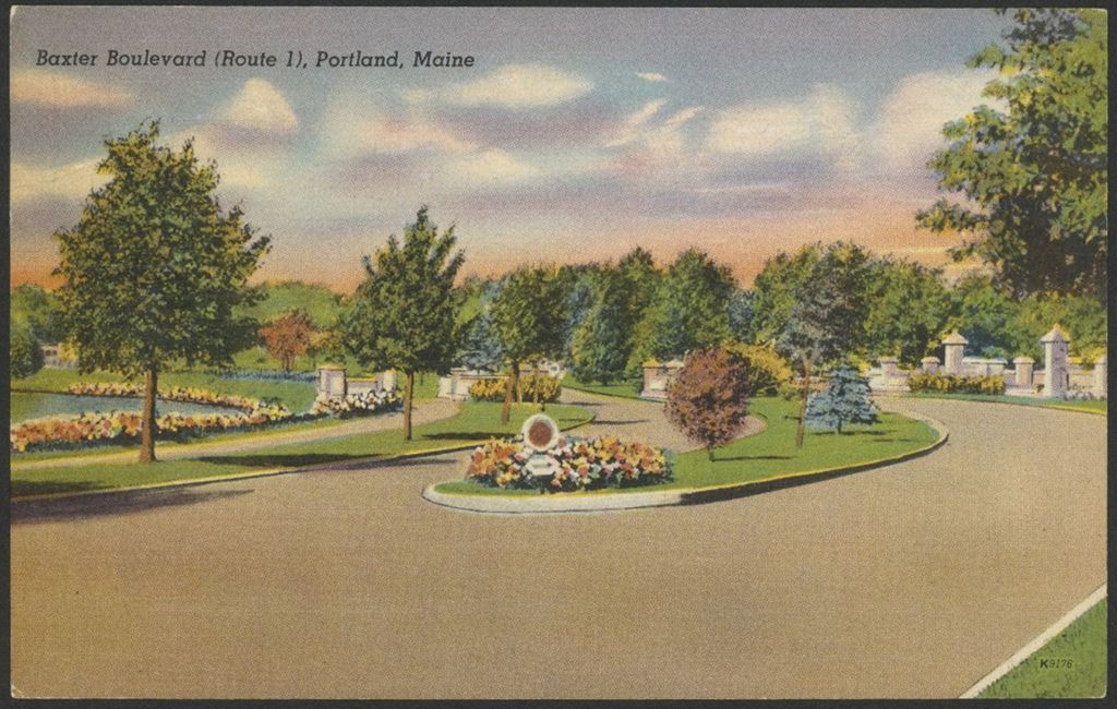 Miniature of Baxter Boulevard (Route 1), Portland, ME