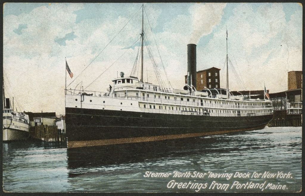 Miniature of Steamer North Star, Portland, ME