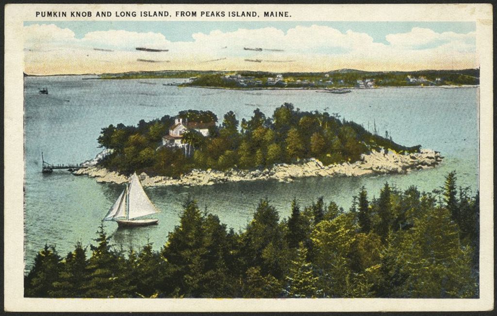 Miniature of Pumkin Knob and Long Island, from Peaks Island, ME