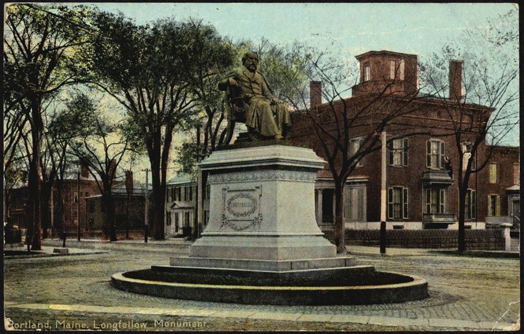 Miniature of Portland, Maine, Longfellow Monument