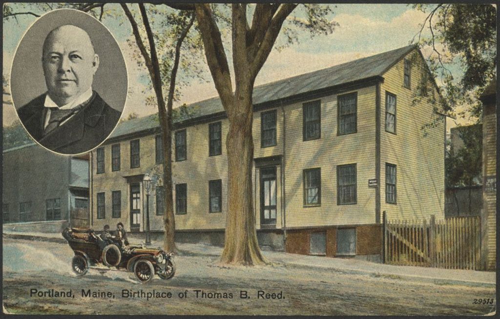 Miniature of Birthplace of Thomas Brackett Reed, Portland, ME