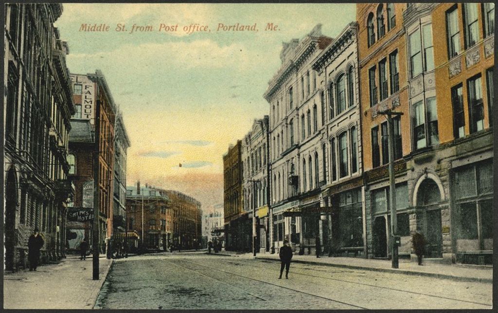 Miniature of Middle Street from Post Office, Portland, ME