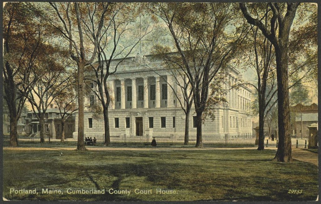 Miniature of Cumberland County Court House, Portland, ME