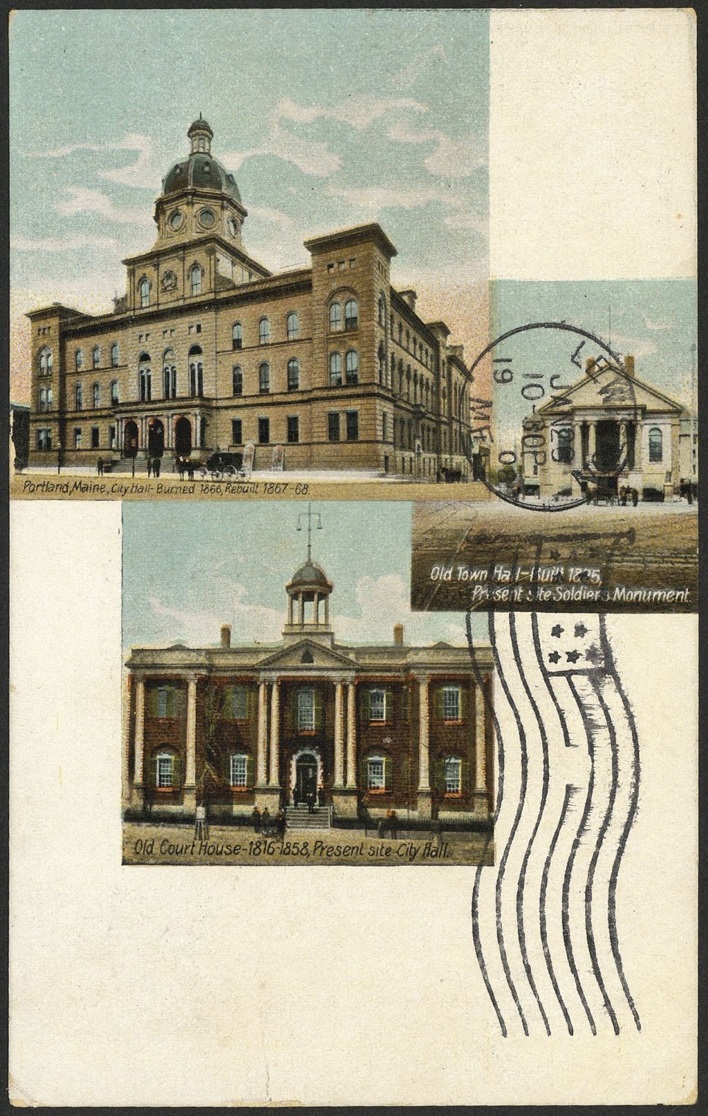 Miniature of Three City Halls, Portland, ME