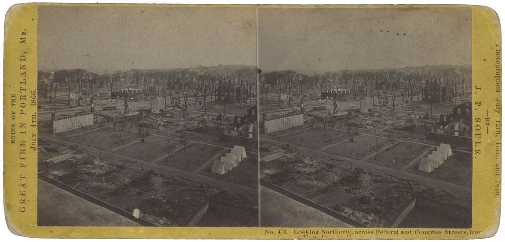 Miniature of Looking Northerly across Federal and Congress Streets, Portland, ME