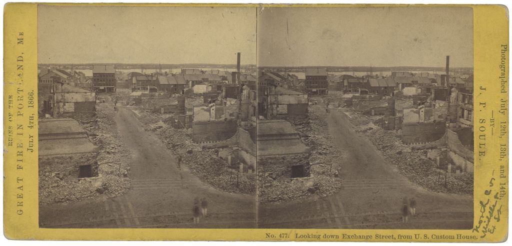 Miniature of Looking down Exchange Street, Portland, ME