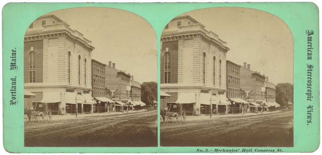 Miniature of Mechanics' Hall, Portland, ME