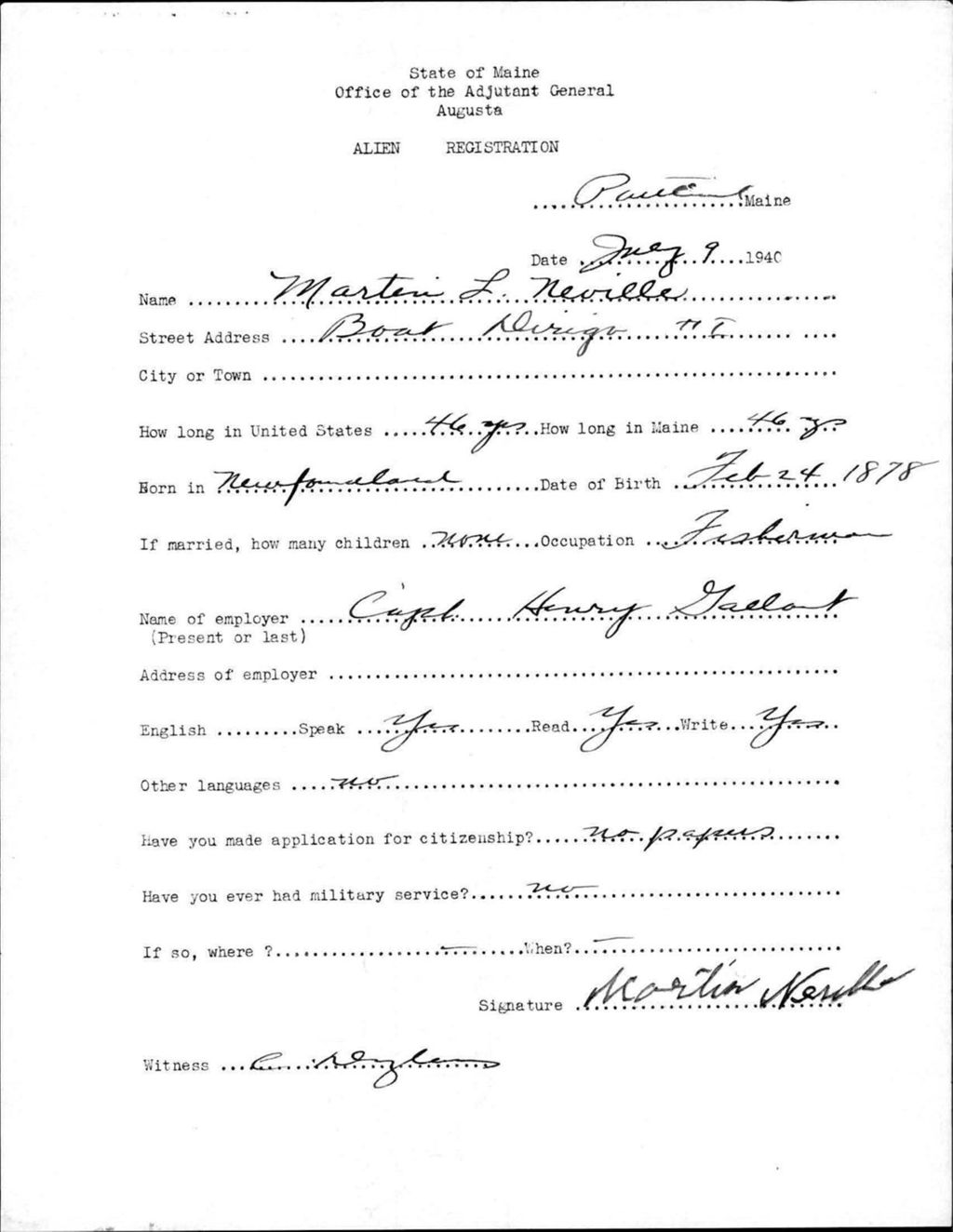 Miniature of Alien Registration- Neville, Martin L. (Portland, Cumberland County)