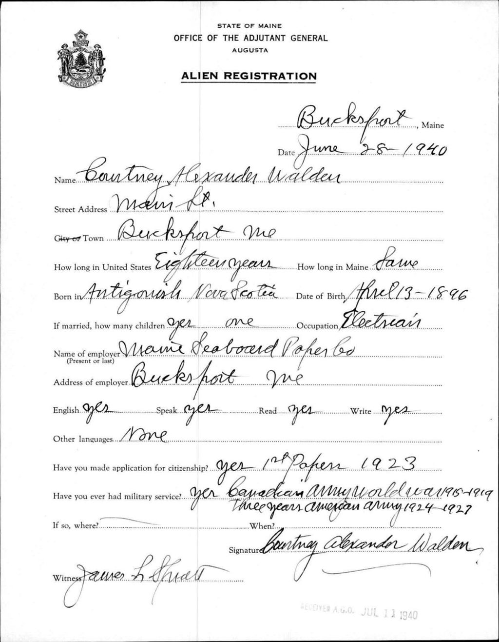 Miniature of Alien Registration- Walden, Courtney A. (Bucksport, Hancock County)